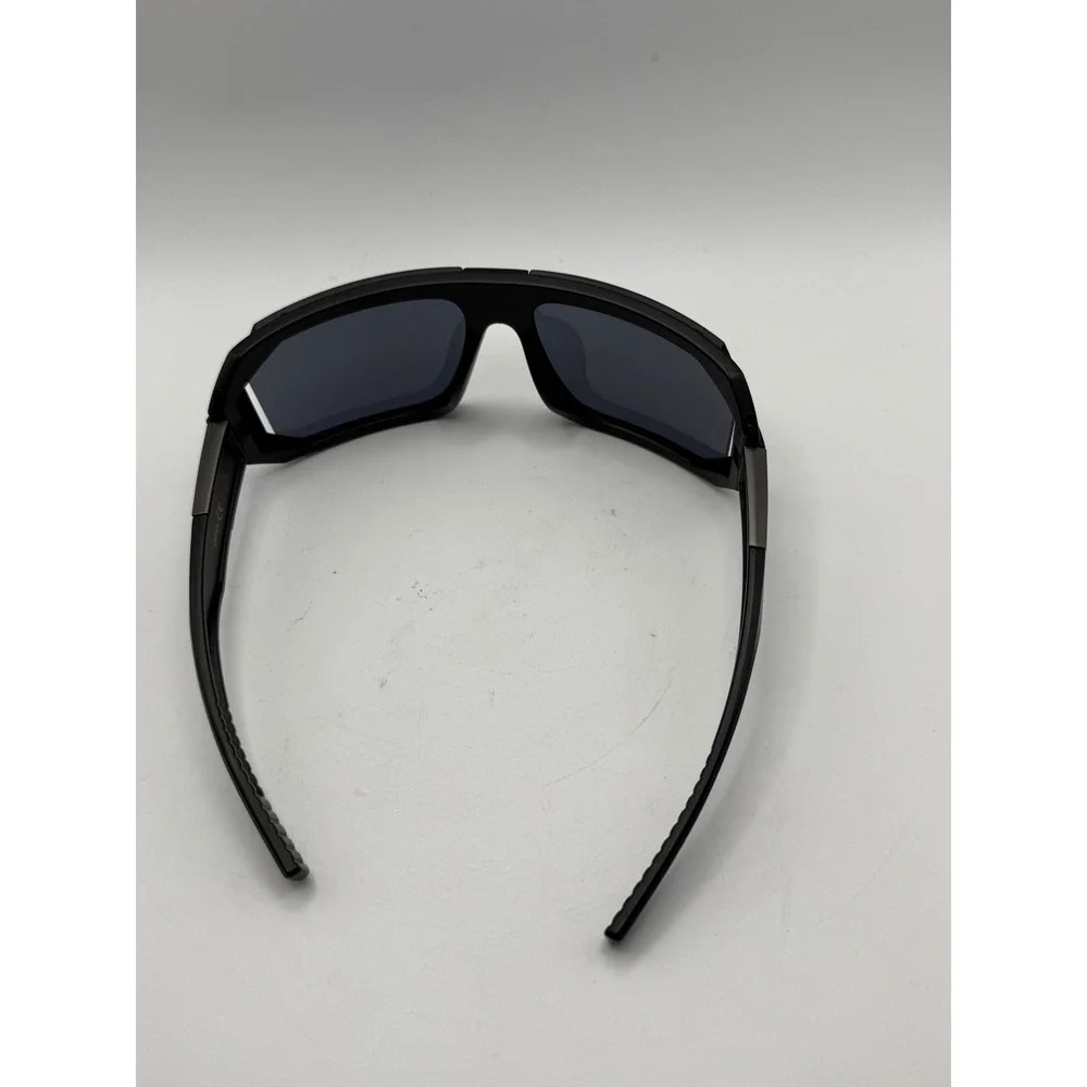 Locs Hardcore Shield Sunglasses Matte Black Wrap LOC91202-MB Dark Smoke Lens